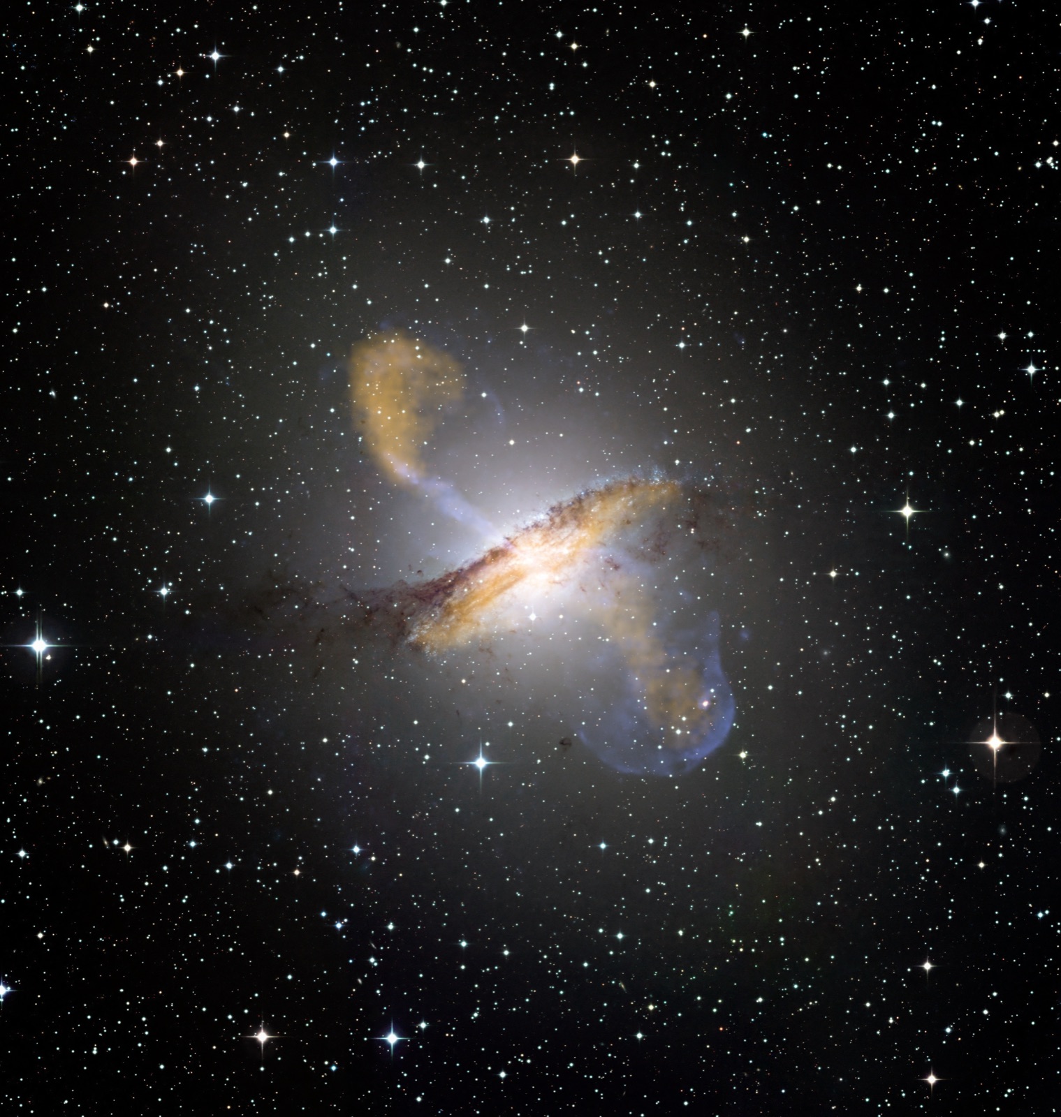 Centaurus A, a elliptical galaxy