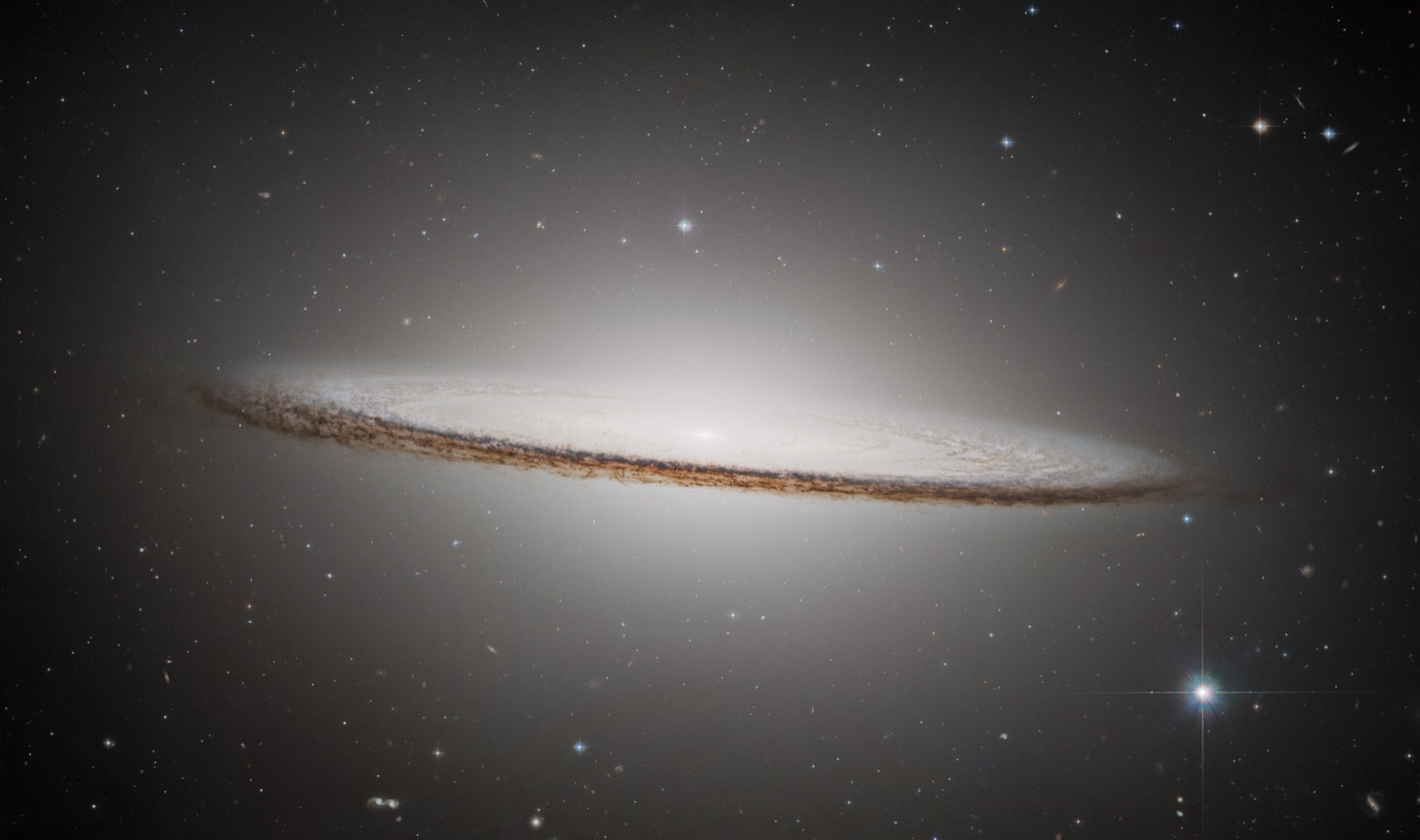 Sombrero Galaxy, a lenticular galaxy